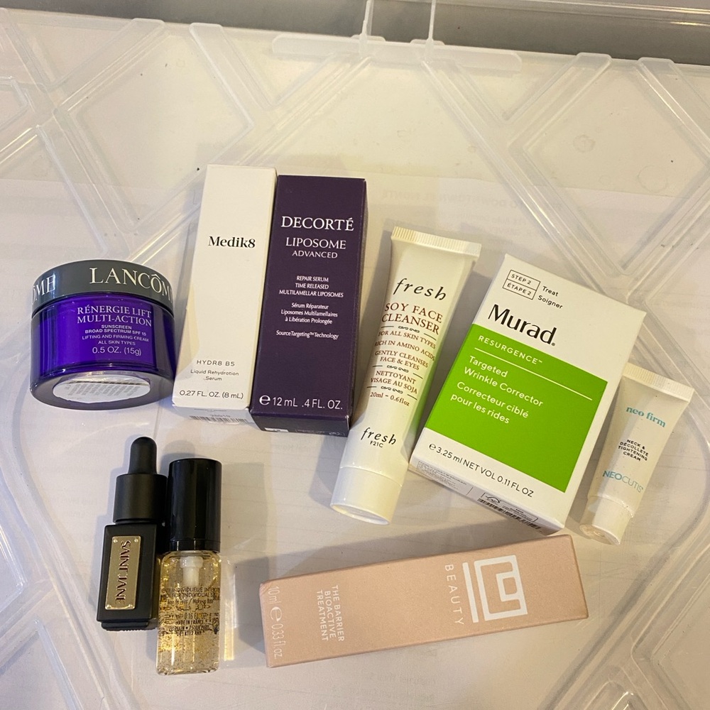 new！ 9Pc skincare travel set